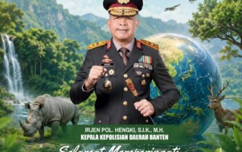 Peringati Hari Konservasi Alam Sedunia, Polda Banten Ajak Masyarakat Jaga Kelestarian Lingkungan