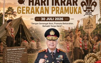 Kapolda Banten Ajak Generasi Muda Maknai Hari Ikrar Gerakan Pramuka sebagai Momentum Membentuk Karakter dan Jiwa Pengabdian