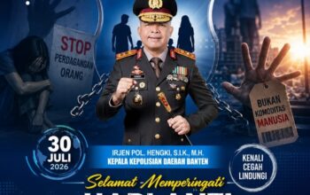 Hari Anti Perdagangan Orang Sedunia, Polda Banten Ajak Masyarakat Cegah TPPO