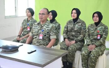 Danlanud Dampingi Wara Lanud Haluoleo Ikut Pembekalan Aspers Kasau Jelang Peringatan HUT Ke-63 Wanita Angkatan Udara