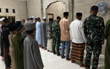 Bukan Sekadar Membangun Infrastruktur, Satgas TMMD Ke-129 Kodim 1413/Buton Juga Memperkuat Nilai Keagamaan Bersama Warga