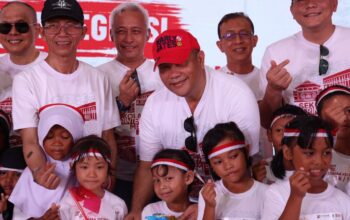 Kapolda Kepri Hadiri Kegiatan Rempang Ceria Dukung Pembangunan Sekolah Terintegrasi Merah Putih