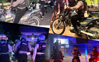 Jaga Kamtibmas Tetap Kondusif, Sat Samapta Polres Sinjai Gencarkan Patroli Malam.