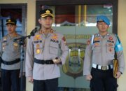 Kapolres Parepare Akbp Phunky Mahendra Borniawan, S.I.K., M.H., M.I.K, Pimpin Apel Pagi Perdana