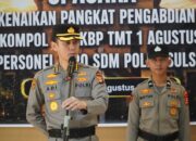 Gelar Upacara Kenaikan Pangkat Pengabdian, Karo SDM Polda Sulsel : Selamat dan Tetap Menjadi Agen Kepolisian Saat Purna Tugas
