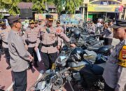 Kapolres Enrekang Pimpin Pemeriksaan Kendaraan Dinas R4 dan R2 Guna Optimalkan Kesiapan Personel dalam Pelaksanaan Tugas
