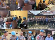 Cegah Pelanggaran Anggota, Sipropam Polres Sinjai Gelar Gaktiblin di Polsek Sinjai Utara.