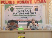 Sidokkes Polres Konawe Utara Gelar Edukasi Penyakit Jantung Koroner, Tingkatkan Kesadaran Personel akan Pentingnya Hidup Sehat
