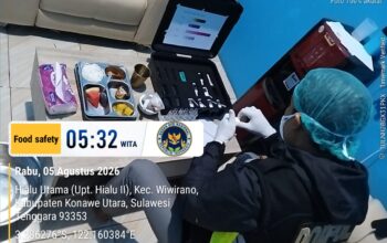Sidokkes Polres Konut Lakukan Food Safety, Pastikan Makanan Memenuhi Standar Keamanan Dan Layak Konsumsi