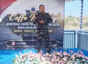 Lanal Kendari Gelar Coffe Morning Bersama Insan Pers di Kendari