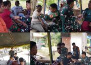 Satgas TMMD Ke-129 Pastikan Kesehatan Warga Masyarakat dan Personel Tetap Prima Demi Suksesnya TMMD di Kampung Sesor