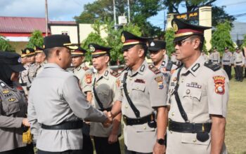 Kapolres Bulukumba Pimpin Sertijab Kabag, Kasat, Kapolsek, Kasiwas, dan Pelantikan Kasi Humas