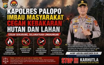 Kapolres Palopo Imbau Masyarakat Cegah Kebakaran Hutan Dan Lahan