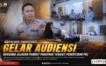 Kapolres Parepare Gelar Audiensi Bersama Jajaran Pemkot Terkait Penertiban PKL