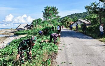 Pelda Sahidin Turun Bersama Warga, Koramil 1413-07/Batauga Rawat Jalan dan Kepedulian di Tengah Masyarakat