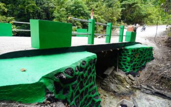 Jembatan Rampung, Akses Warga Semakin Lancar, Bukti Nyata TMMD Ke-129 Hadirkan Manfaat untuk Kampung Sesor