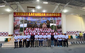 Semarakkan HUT RI ke-81, Bendera Merah Putih 81 Meter Membentang di Poso
