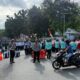 Semarak HUT RI ke-81, Polresta Banggai Kawal Suksesnya Lomba Gerak Jalan di Kota Luwuk