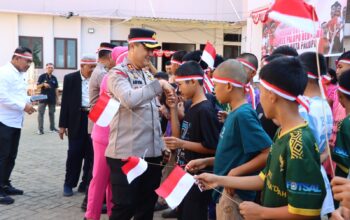 Semarak Hut Ke-81 RI, Polres Palopo Gelar Lomba Bersama Anak Yatim Di Panti Asuhan Halimatusaddiah