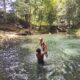 Keseruan Anak Anak Kampung Sesor menikmati Air Terjun, TMMD Ke-129 Buka Akses Wisata Menuju Air Terjun