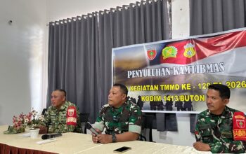 Bukan Sekadar Membangun, Satgas TMMD Ke-129 Kodim 1413/Buton Tanamkan Kesadaran Menjaga Desa