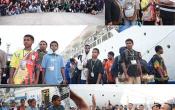 PELNI Dukung Akses Pendidikan, 105 Anak-anak Papua Berangkat Menuju Jakarta