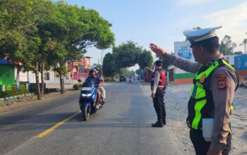 Wujudkan Jalan Aman dan Tertib, Polres Luwu Hadir Layani Masyarakat