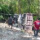 Tanjakan Maut di Desa Poh, Pagimana, Truck Sawit Masuk Jurang di Lipatan 4, Polisi Cepat Amankan TKP