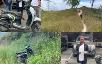 Diduga Hasil Curanmor di Gunung Doser, Tim Mangewang Polresta Sorong Kota Amankan Satu Motor