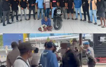 Tim Mangewang Polresta Sorong Kota Amankan Motor Diduga Hasil Curanmor