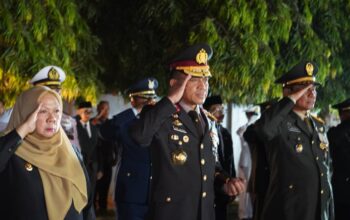 Kapolda Sulteng Hadiri Apel Kehormatan dan Renungan Suci HUT ke-81 Kemerdekaan RI