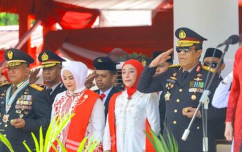 Kapolda Sulsel Hadiri Upacara HUT ke-81 Kemerdekaan RI di Rujab Gubernur Sulsel