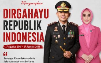 Semarak HUT RI ke-81, Keluarga Besar Polresta Gowa Teguhkan Cinta Tanah Air