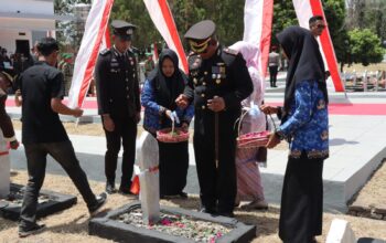 Kapolres Soppeng Pimpin Ziarah Nasional, Kenang Jasa Pahlawan di TMP Salotungo