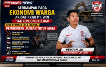 RKAB PT WIN Tak Kunjung Terbit, Ekonomi Warga Terdampak — DPW Pemuda LIRA Sultra: Pemerintah Jangan Tutup Mata