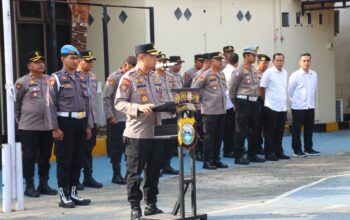 Apel Jam Pimpinan, Kapolres Palopo Tekankan Evaluasi Tugas, Kedisiplinan Dan Kesehatan Personel