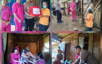 Senyum Haru Dua Lansia di Kesu, Polres Toraja Utara dan Bhayangkari Kembali Berbagi Kasih Semarakkan Hari Kemerdekaan