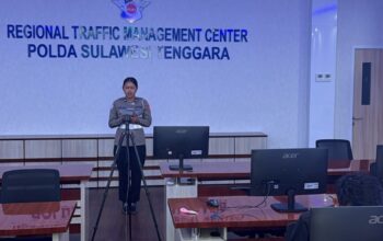 Live Report Traffic Update Bersama RRI Kendari, Ditlantas Polda Sultra Pastikan Arus Lalu Lintas Tetap Aman dan Terkendali