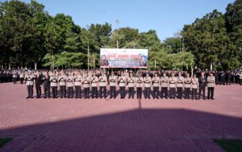 Dir Lantas Polda Sultra Ikuti Upacara Hari Juang Polri 2026, Teguhkan Semangat Pengabdian dan Loyalitas