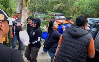 BTOF Sulteng Gelar Camping dan Offroad Adventure, Salurkan 99 Paket Sembako untuk Warga Palolo
