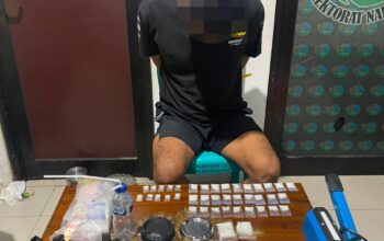 Polisi Bongkar Narkotika di Luwuk, Bandar Asal Sigi Ditangkap dan Sita 257,7 Gram Sabu