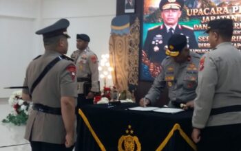 Kapolda PBD Lantik Jandry Denny Sairlela Jadi Kapolres Maybrat