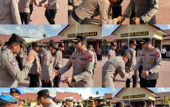 Mengawali Apel Jam Pimpinan, Kapolres Sinjai Sapa Personel dan Ajak Saling Memaafkan.