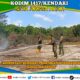 Dengan Sigap, Personil Kodim 1417/Kendari Padamkan Kebakaran Lahan di Baruga