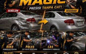 Bengkel Ketok Magic Irwan Hadir di Kendari, Solusi Mobil Penyok Kembali Seperti Baru