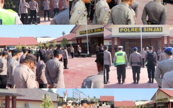 Apel Siaga Polres Sinjai, Personel Diminta Standby dan Responsif Hadapi Perkembangan Kamtibmas.