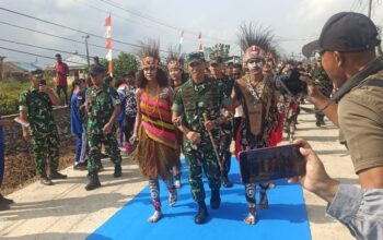 Pangdam XVIII/Kasuari Resmikan Jembatan Garuda Merah Putih, Wujud Nyata Negara Hadir Untuk Rakyat di PBD