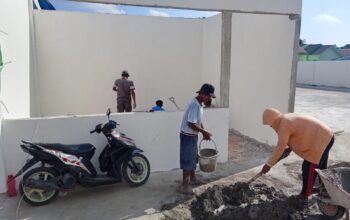 Pembangunan KDKMP Ambuau Indah Berlanjut, Pengelasan Glonding Terus Dioptimalkan