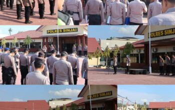 Polres Sinjai Gelar Apel Siaga, Pastikan Kesiapan Personel Jaga Kamtibmas.