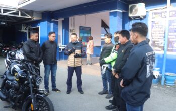 Kapolres Wajo Bersama PJU Laksanakan Touring Kamtibmas, Jalin Silaturahmi dengan Masyarakat